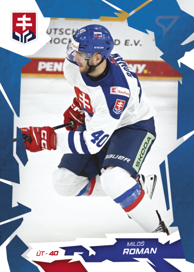 Roman Miloš 2026 Hokejové Slovensko Blue #41