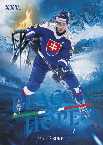 Sukeľ Matúš 2026 Hokejové Slovensko Beacon of Hope #BH-25