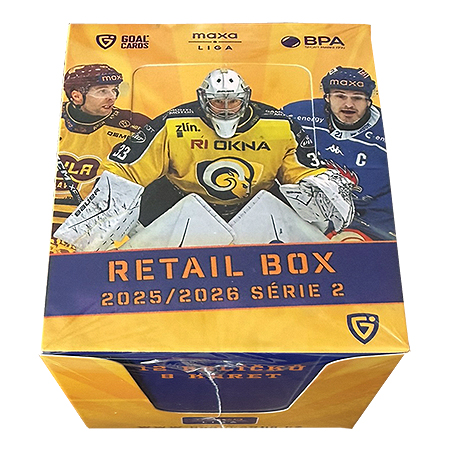 2025-26 GOAL Cards Maxa liga II. Retail box