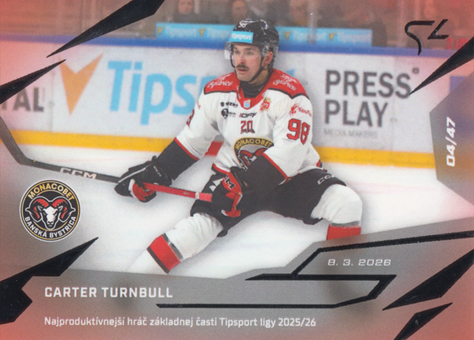 Turnbull Carter 25-26 Tipsport Liga LIVE #L-48