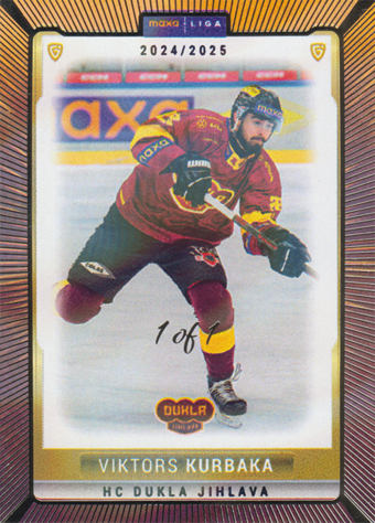 Kurbaka Viktors 24-25 GOAL Cards Maxa liga Neon #JIH-26