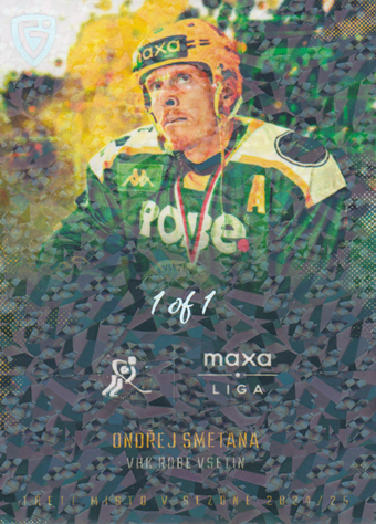 Smetana Ondřej 24-25 GOAL Cards Maxa liga Medailists Mosaic #MED-03