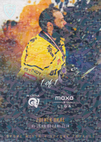Okál Zdeněk 24-25 GOAL Cards Maxa liga Medailists Mosaic #MED-12