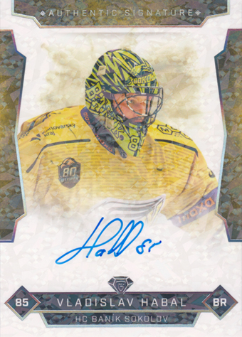 Habal Vladislav 25-26 GOAL Cards Maxa liga Authentic Signature Platinum #SOK-1