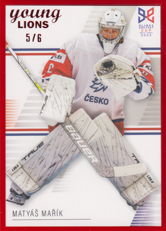 Mařík Matyáš 2023 Hlinka Gretzky Cup Frame Red #1
