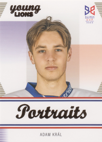 Král Adam 2023 Hlinka Gretzky Cup Portraits #P-8