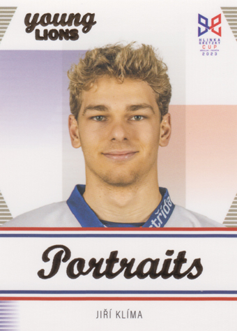 Klíma Jiří 2023 Hlinka Gretzky Cup Portraits #P-10