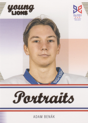 Benák Adam 2023 Hlinka Gretzky Cup Portraits #P-15
