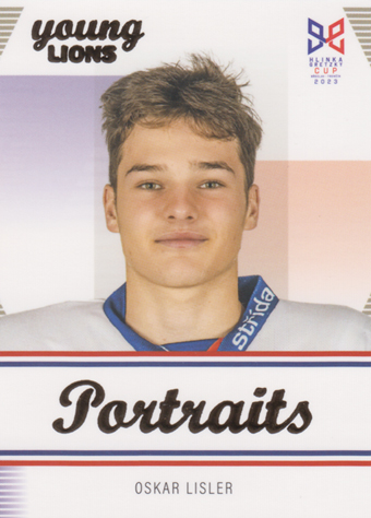 Lisler Oskar 2023 Hlinka Gretzky Cup Portraits #P-17