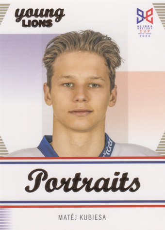 Kubiesa Matěj 2023 Hlinka Gretzky Cup Portraits #P-18