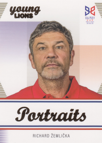 Žemlička Richard 2023 Hlinka Gretzky Cup Portraits #P-25