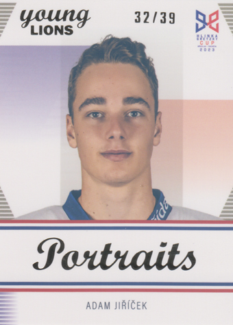 Jiříček Adam 2023 Hlinka Gretzky Cup Portraits Rainbow #P-6