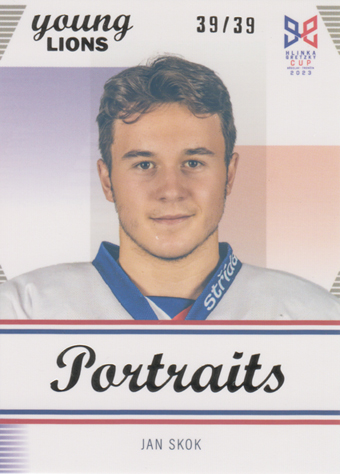 Skok Jan 2023 Hlinka Gretzky Cup Portraits Rainbow #P-7