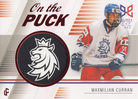 Curran Maxmilian 2023 Hlinka Gretzky Cup On the Puck Red #P-13