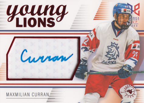Curran Maxmilian 2023 Hlinka Gretzky Cup Autograph Red #S-13
