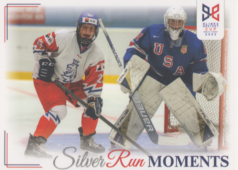 Sikora Heil 2023 Hlinka Gretzky Cup Silver Run Moments #SRM-06