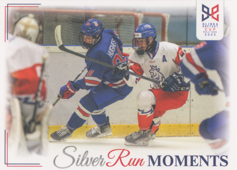 Jiříček Hughes 2023 Hlinka Gretzky Cup Silver Run Moments #SRM-14