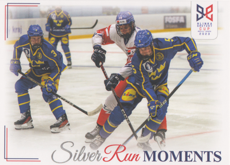 Persson Kos Olsson 2023 Hlinka Gretzky Cup Silver Run Moments #SRM-34