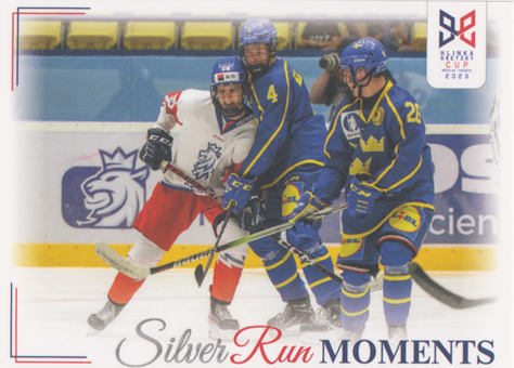 Kos Wallenius 2023 Hlinka Gretzky Cup Silver Run Moments #SRM-35