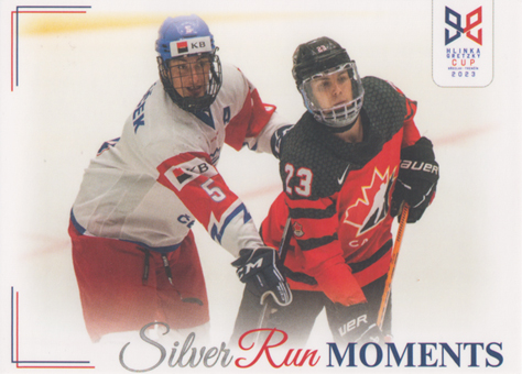 Jiříček Wetsch 2023 Hlinka Gretzky Cup Silver Run Moments #SRM-46