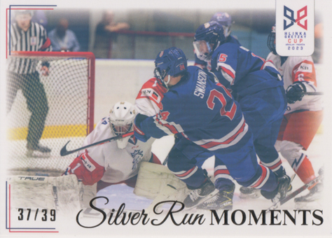 Milota Swanson 2023 Hlinka Gretzky Cup Silver Run Moments Rainbow #SRM-02