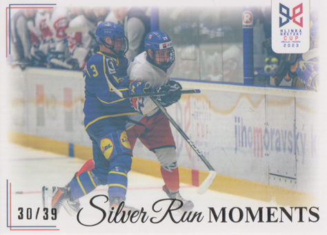 Olsson Anton 2023 Hlinka Gretzky Cup Silver Run Moments Rainbow #SRM-31