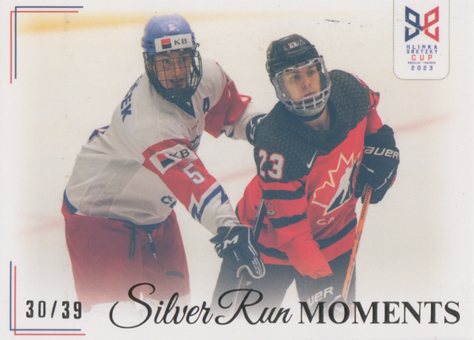 Jiříček Wetsch 2023 Hlinka Gretzky Cup Silver Run Moments Rainbow #SRM-46