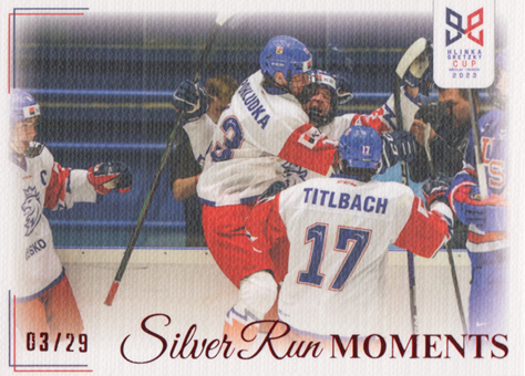 Kos Ondřej 2023 Hlinka Gretzky Cup Silver Run Moments Canvas #SRM-08