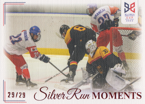 Humeník Elagin 2023 Hlinka Gretzky Cup Silver Run Moments Canvas #SRM-19
