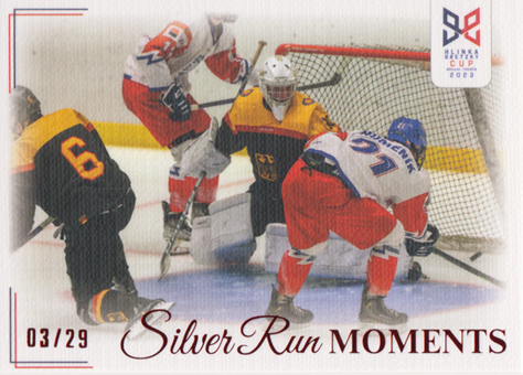 Humeník Elagin 2023 Hlinka Gretzky Cup Silver Run Moments Canvas #SRM-22