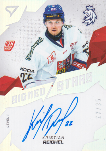 Reichel Kristian 2025 Hokejové Česko Signed Stars Level 1 #SS1-KR