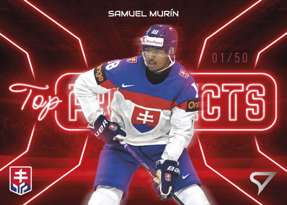 Murín Samuel 2026 Hokejové Slovensko Top Prospects Red #TP-26