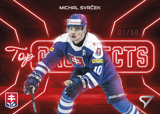 Svrček Michal 2026 Hokejové Slovensko Top Prospects Red #TP-32