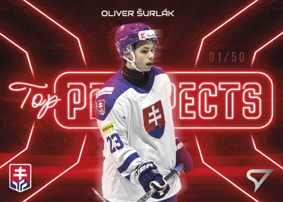 Šurlák Oliver 2026 Hokejové Slovensko Top Prospects Red #TP-33