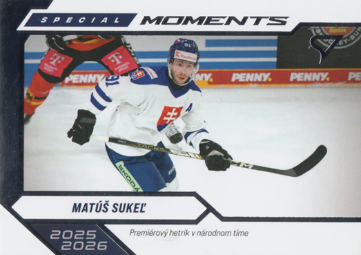 Sukeľ Matúš 2026 Hokejové Slovensko Special Moments #SM-33