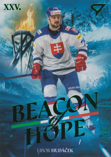 Hudáček Libor 2026 Hokejové Slovensko Beacon of Hope Green #BH-17