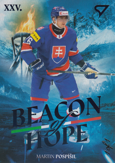 Pospíšil Martin 2026 Hokejové Slovensko Beacon of Hope Black #BH-27