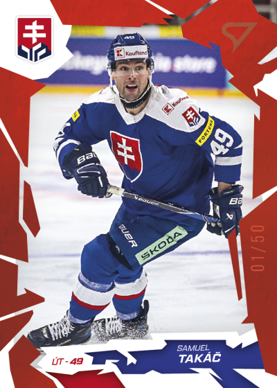 Takáč Samuel 2026 Hokejové Slovensko Red #44