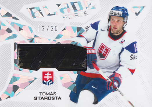 Starosta Tomáš 2026 Hokejové Slovensko Blade Force Silver #BF-TS
