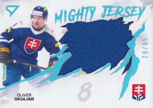 Okuliar Oliver 2026 Hokejové Slovensko Mighty Jersey Blue #MJS-OO