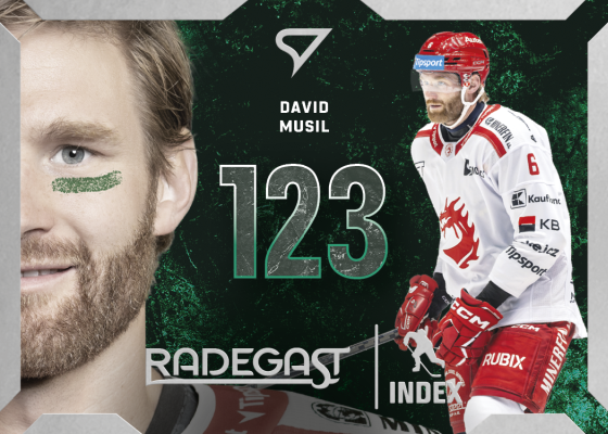 Musil David 25-26 Tipsport Extraliga Play Off Radegast Index #RI-10