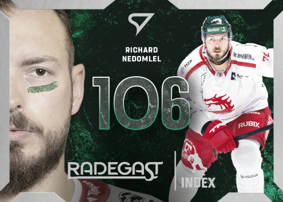 Nedomlel Richard 25-26 Tipsport Extraliga Play Off Radegast Index #RI-11