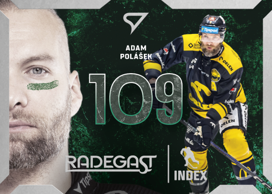 Polášek Adam 25-26 Tipsport Extraliga Play Off Radegast Index #RI-12