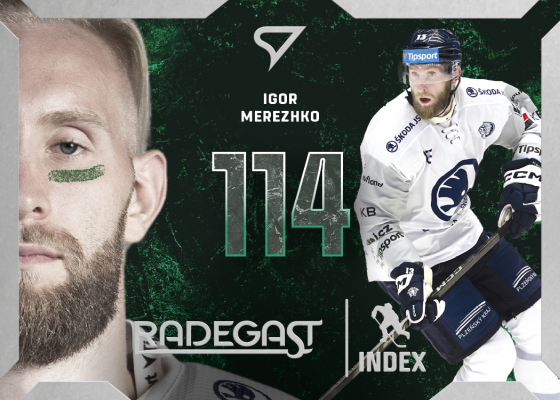 Merezhko Igor 25-26 Tipsport Extraliga Play Off Radegast Index #RI-14
