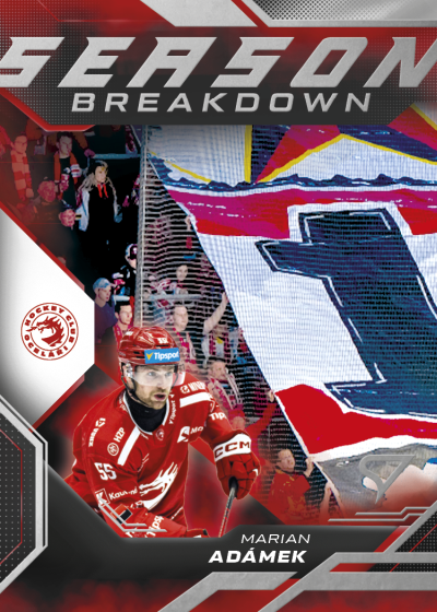 Adámek Marian 25-26 Tipsport Extraliga Play Off Season Breakdown #SB-22