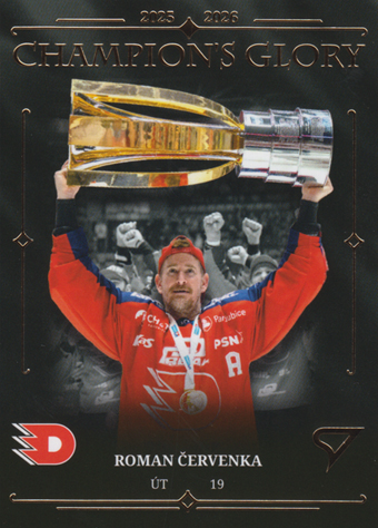 Červenka Roman 25-26 Tipsport Extraliga Play Off Champion's Glory #CG-5