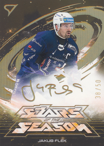 Flek Jakub 25-26 Tipsport Extraliga Play Off Stars of the Season Golden Script #SS-03