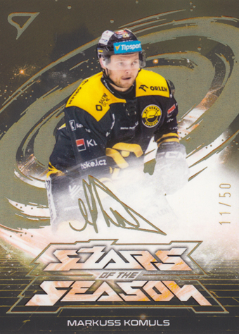 Komuls Markuss 25-26 Tipsport Extraliga Play Off Stars of the Season Golden Script #SS-26