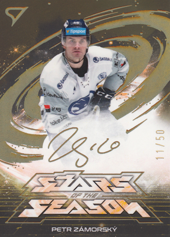 Zámorský Petr 25-26 Tipsport Extraliga Play Off Stars of the Season Golden Script #SS-29