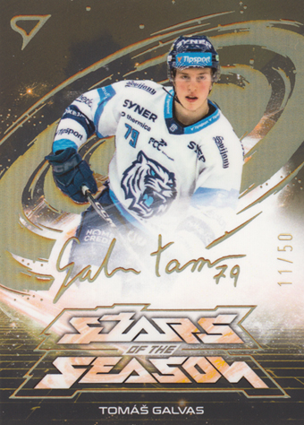 Galvas Tomáš 25-26 Tipsport Extraliga Play Off Stars of the Season Golden Script #SS-32
